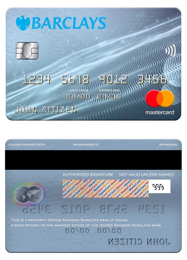 United Kingdom Barclays bank mastercard